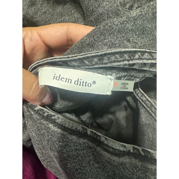 Idem Ditto Black Denim Tiered Dress – Edgy & Effortlessly Chic - Picture 7 of 8